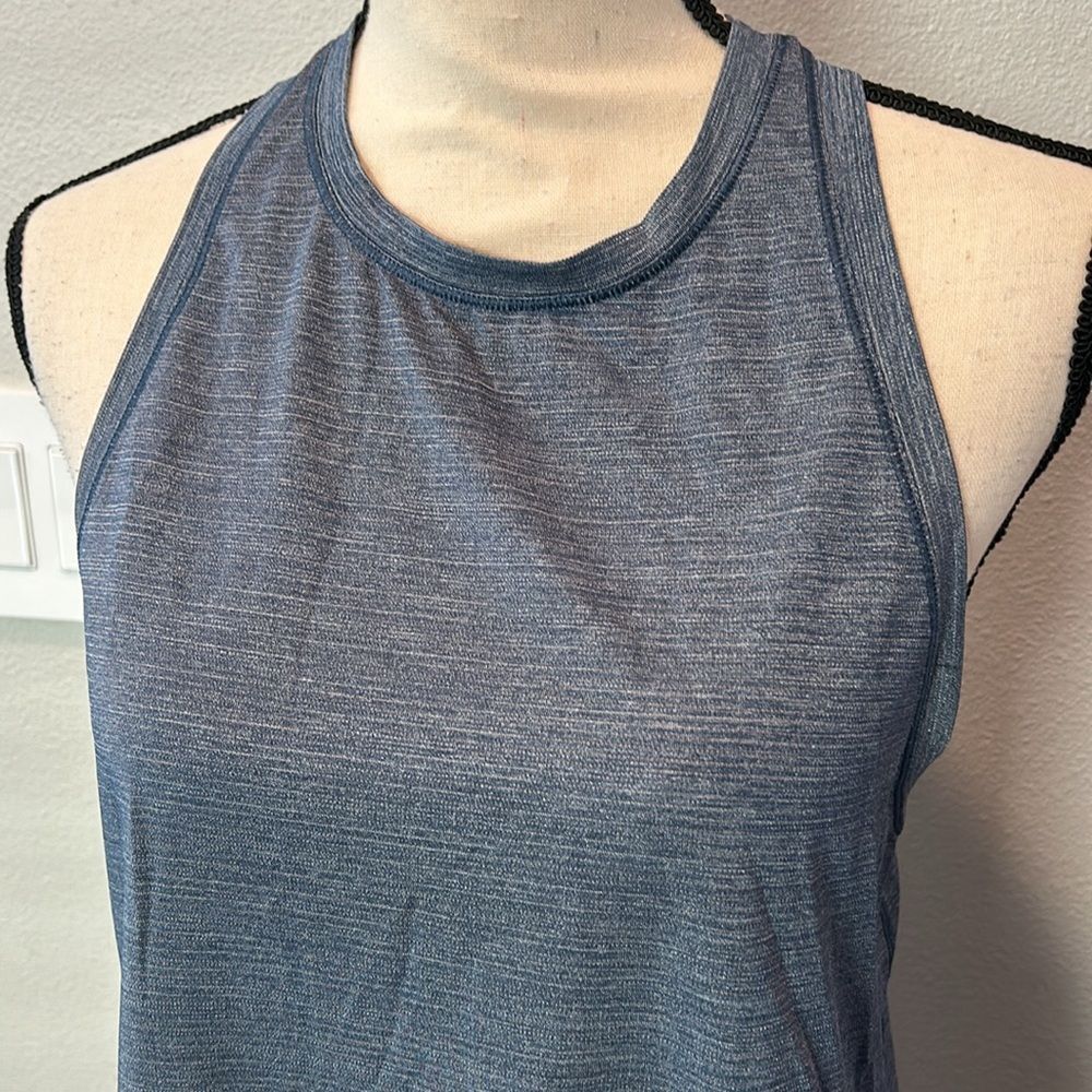 Lululemon Cool Racerback Blue Tank Top Size 8 - Picture 2 of 10